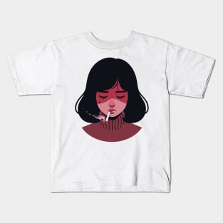 Sad Girl Kids T-Shirt